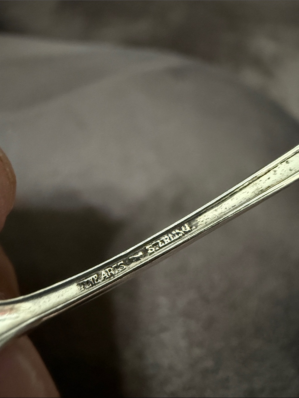 Tranquility Silver sterling mini Spoon - Picture 3 of 4